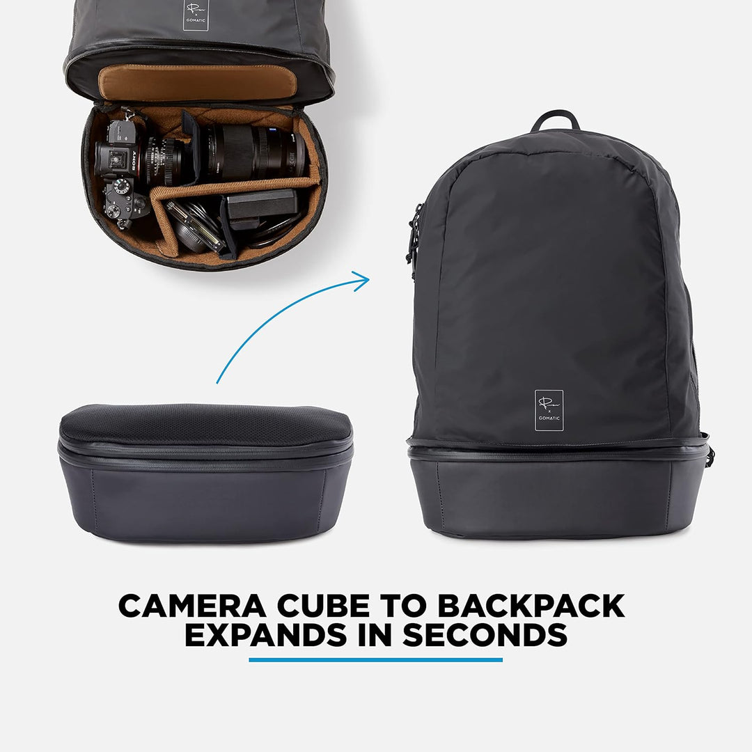 Gomatic Peter McKinnon Kamerawürfel-Rucksack – Erweiterbarer Kamera-Rucksack 7–21L – DSLR & Technik-