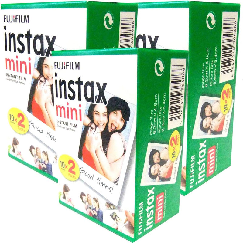 Fujifilm Instax Mini Film Bundle Pack (60 Aufnahmen)