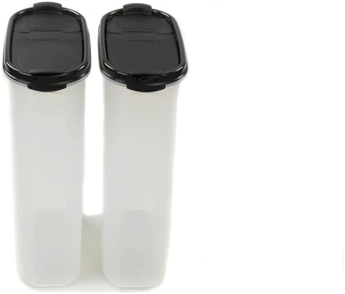 Tupperware Eidgenossen 2,9 L schwarz (2) mit Schütte Vorrat Modular Dose Box