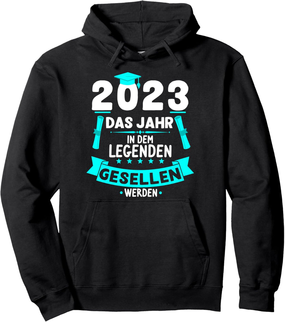 Geselle 2023 Gesellenprüfung bestanden Lehrling Abschluss Pullover Hoodie