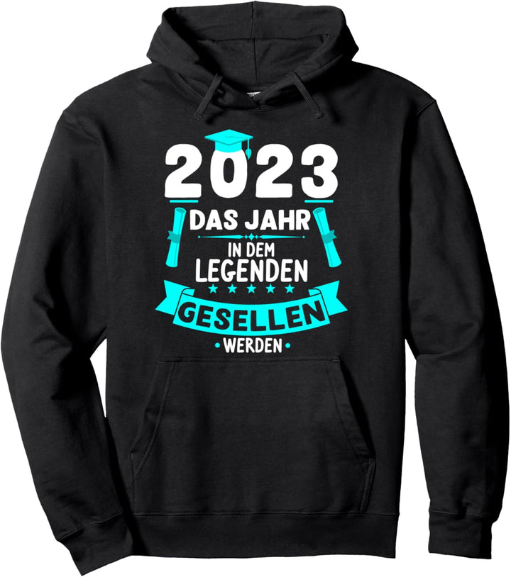 Geselle 2023 Gesellenprüfung bestanden Lehrling Abschluss Pullover Hoodie