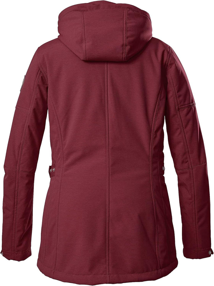 G.I.G.A. DX Damen Gw 26 Wmn Sftshll Jckt Casual Softshell Jacke mit abzippbarer Kapuze 50 himbeere,