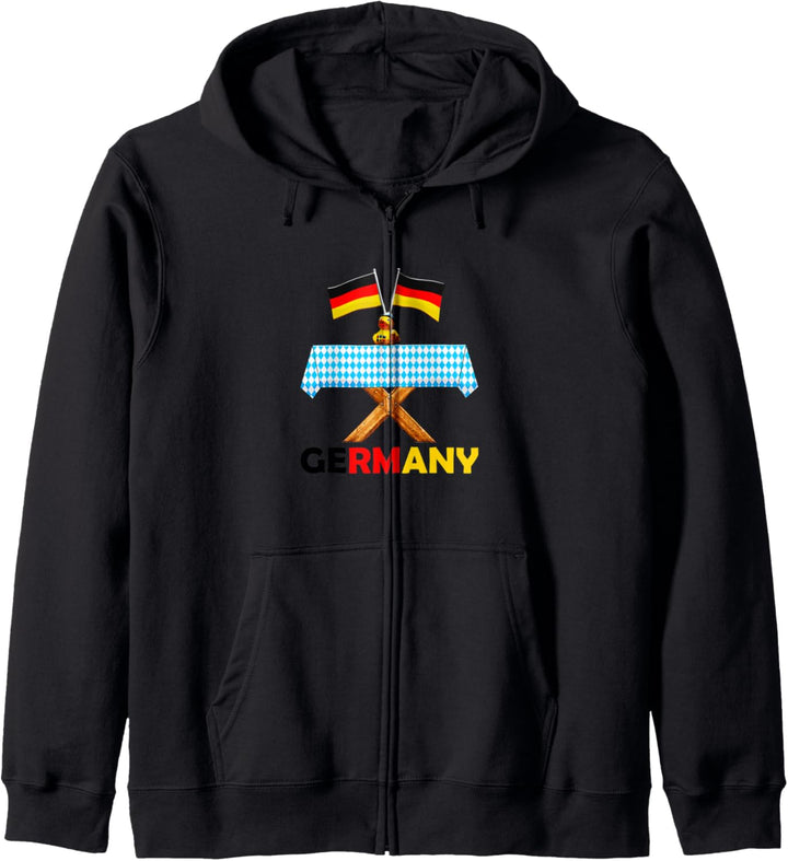 Deutschland Flagge Kapuzenjacke