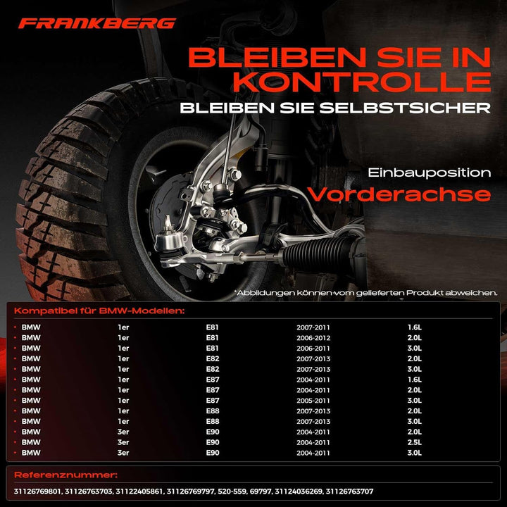 Querlenker Vorne Links Unten für 1er E81 E82 E87 E88 3er E90 E91 E92 E93 X1 E84 Z4 E89 2003-2017 311