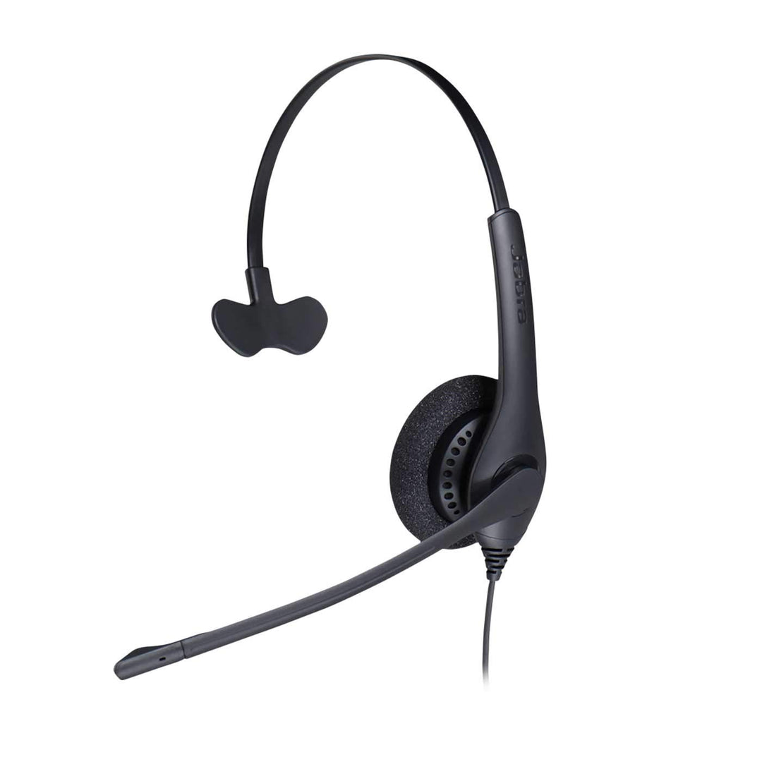 Jabra Biz 1500 Mono – Professionelles UC Call Center Wired Headset QD-Konnektivität. Mono-Lautsprech