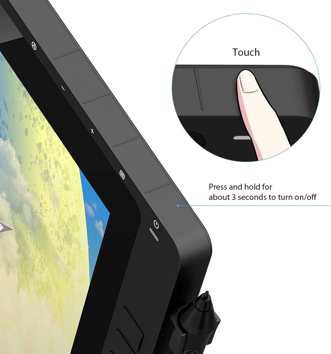 XP-PEN Artist 22R Pro Grafiktablett Kreativ-Stift-Display(1920 x 1080) mit 20 Schnelltasten Gratisso