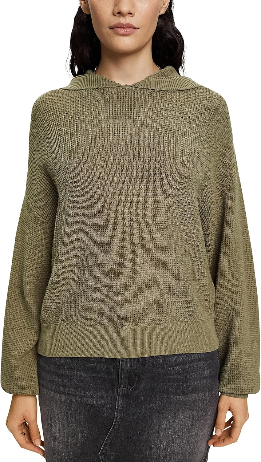 ESPRIT Damen Pullover, S 345/Light Khaki