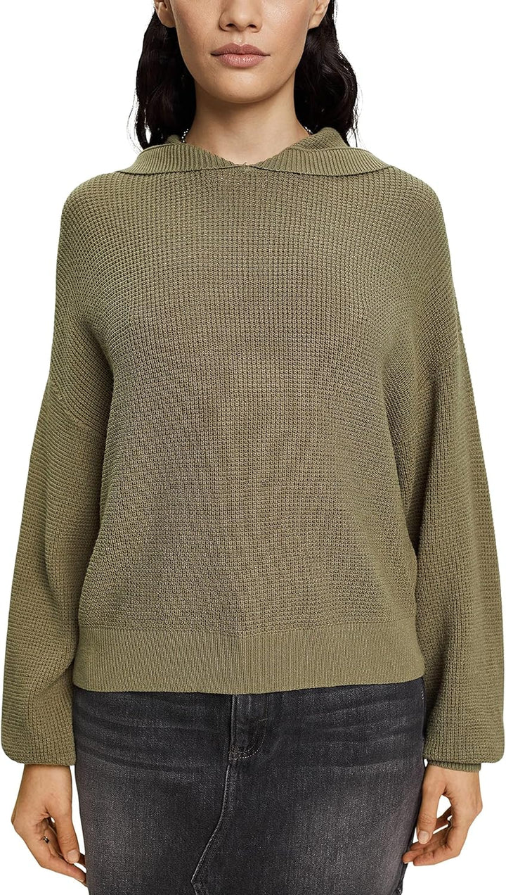 ESPRIT Damen Pullover, S 345/Light Khaki