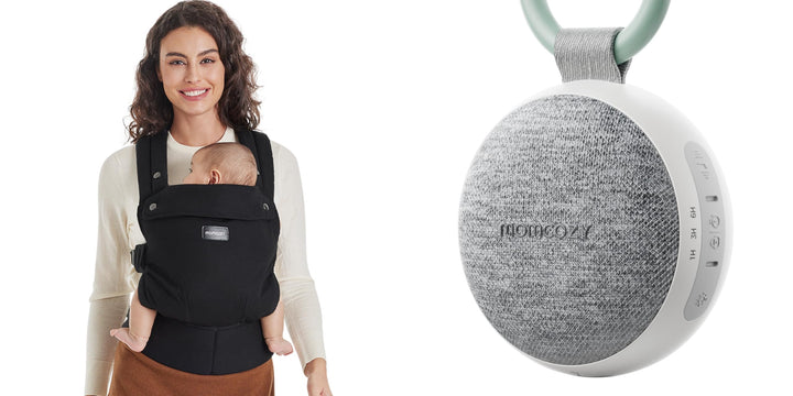 Momcozy Babytrage – Baby Carrier für Kleinkind(3–24 Monate) · Ohne Einsätze & Momcozy WN06 Tragbare