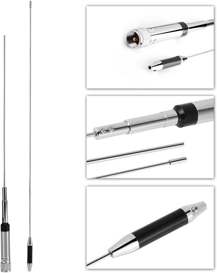 NL-770R 144/430MHz Dual-Band UHF/VHF High Gain Autoradio Mobile Antenne