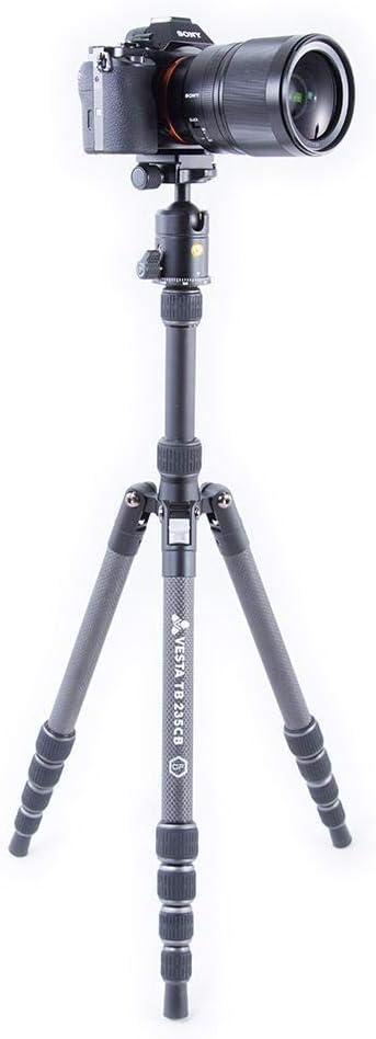 Vanguard Vesta TB 235CB Reise-Stativ, Carbon, Kugelkopf, 5 Abschnitte, VESTA TB 235CB