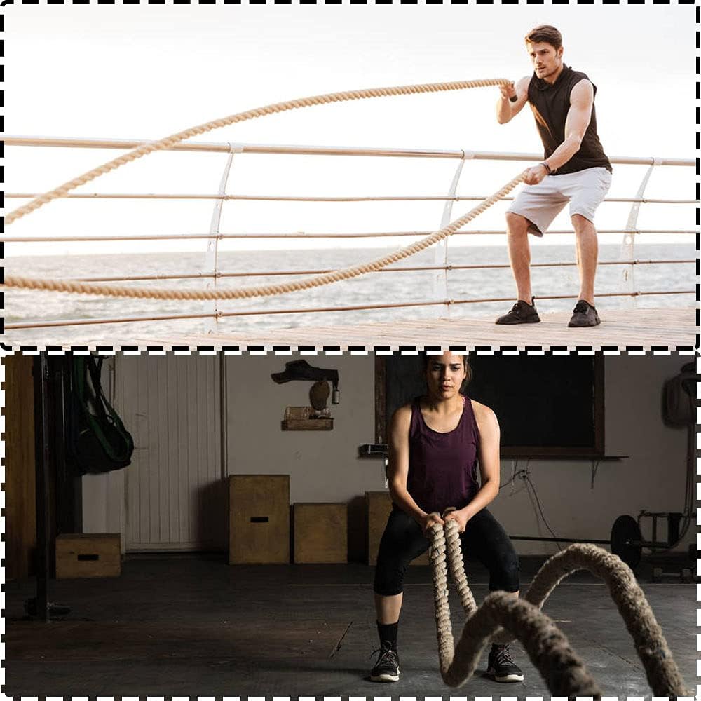 12mm Jute Barrier Rope für DIY Treppenhandlauf/Balkon Leitplanke/Rohr/Reifen Dekor/Drahtwickel, Indu