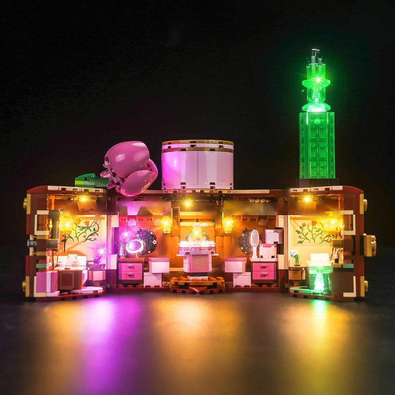 LocoLee Licht Set Kompatibel mit Lego Glindas und Elphabas Schlafsaal 75683, Nur Lichter Set, Licht