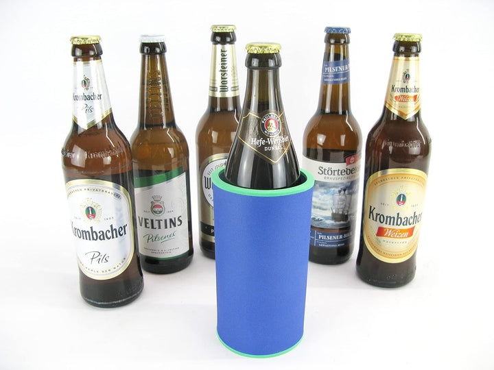 Bunte Mischung - 5er Set Getränkekühler 0,5l Flasche - Bierkühler - Neoprenkühler - passgenau ~Flasc