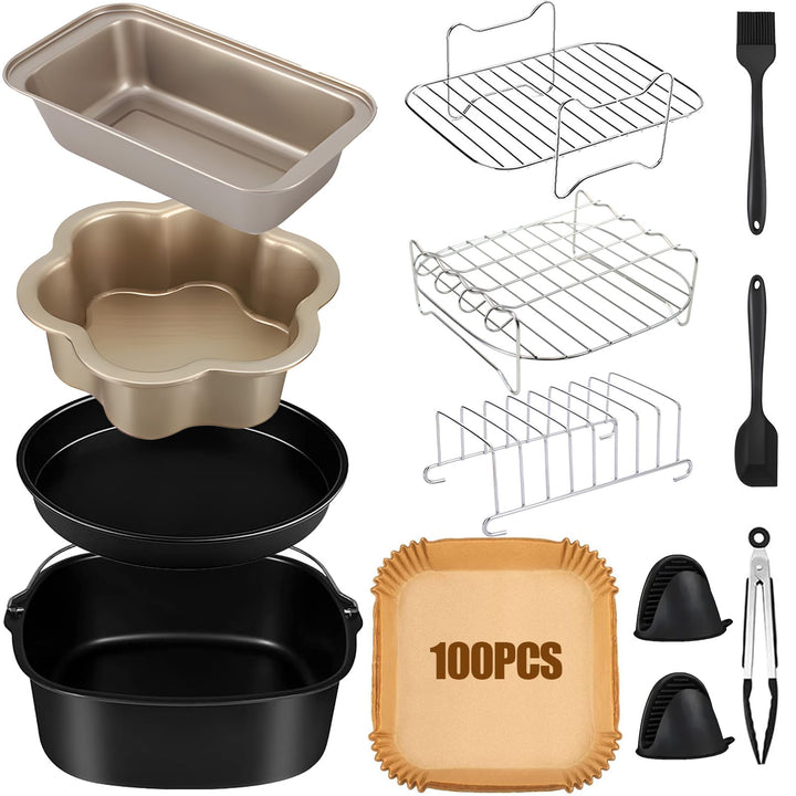 COSORI Heissluftfritteuse Zubehör für Philips XL 6,2L, XXL 7,2L/8,3L, COSORI Turbo Tower Pro 10,8L,