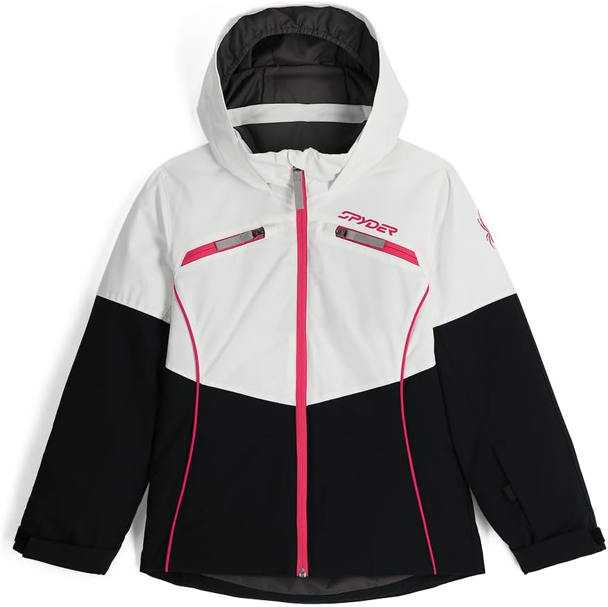 Spyder Mädchen Camille Jacket Skijacke 152 Weiss, 152 Weiss