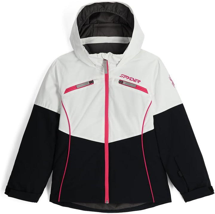 Spyder Mädchen Camille Jacket Skijacke 152 Weiss, 152 Weiss