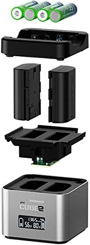 Hähnel ProCube 2 Doppel-Ladegerät für Canon LP-E6, LP-E6n, LP-E6NH / LP-E8 / LP-E17, für Canon