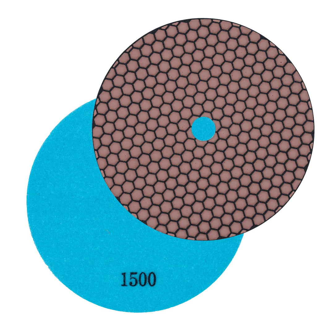 EDW Profi Diamant-Schleifpad für Trockenschliff, D = 230 mm, Körnung 1500, Klettaufnahme, für Naturs
