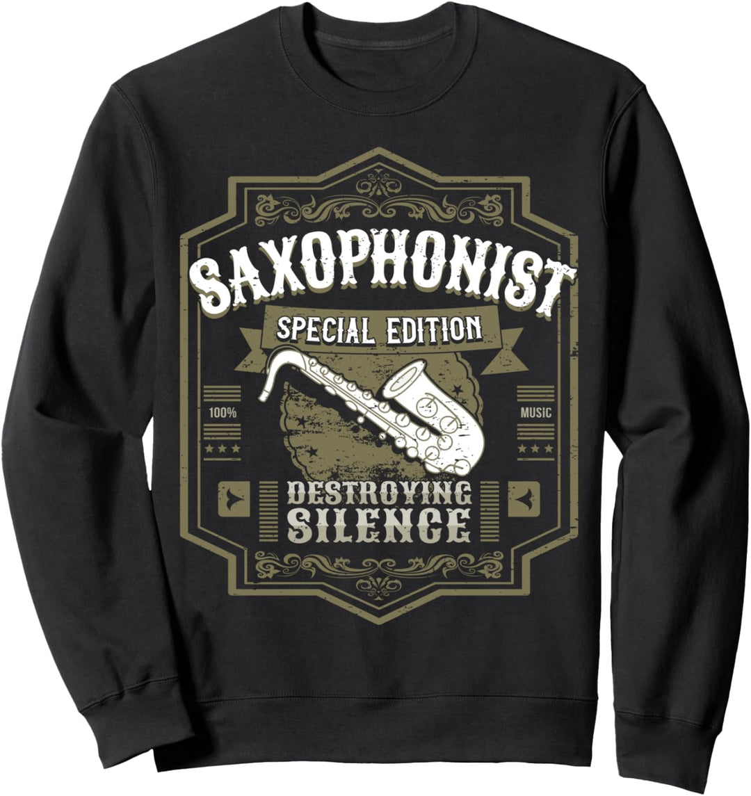 Besonderer Saxophonist Saxofon-Spieler Saxophon Sweatshirt