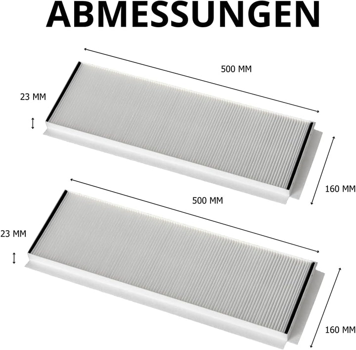 Tops Filter Für Zehnder ComfoAir Q350/450/600 | 2x Zehnder Filter G4 | Zehnder Filter ComfoAir Q350
