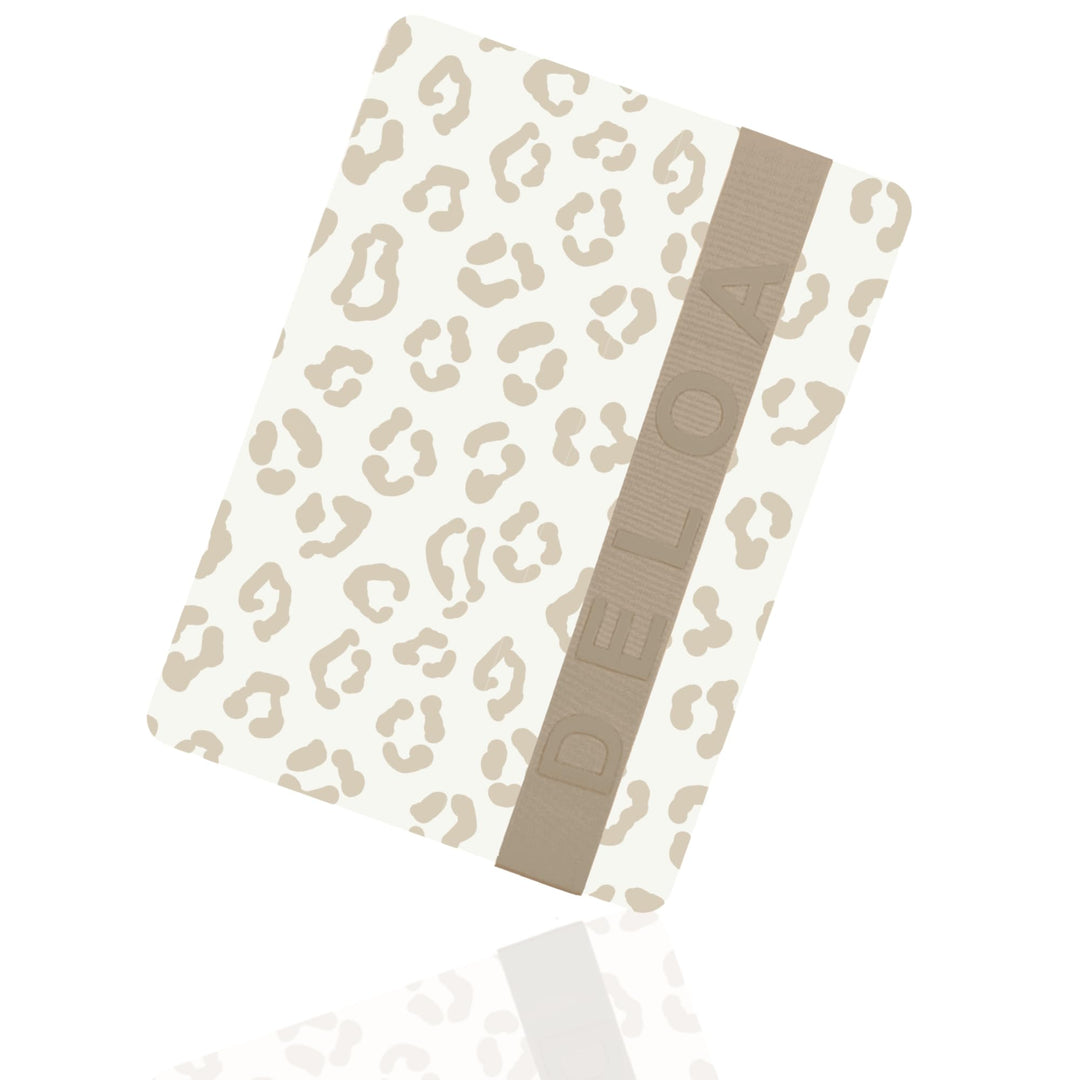 DELOA ® Windeltasche für unterwegs mit viel Platz - Kleine Wickeltasche, Baby Windelorganizer (Leopa