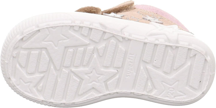 Superfit Mädchen StarlightLauflernschuhe 21 EU Beige Rosa 4000, 21 EU Beige Rosa 4000