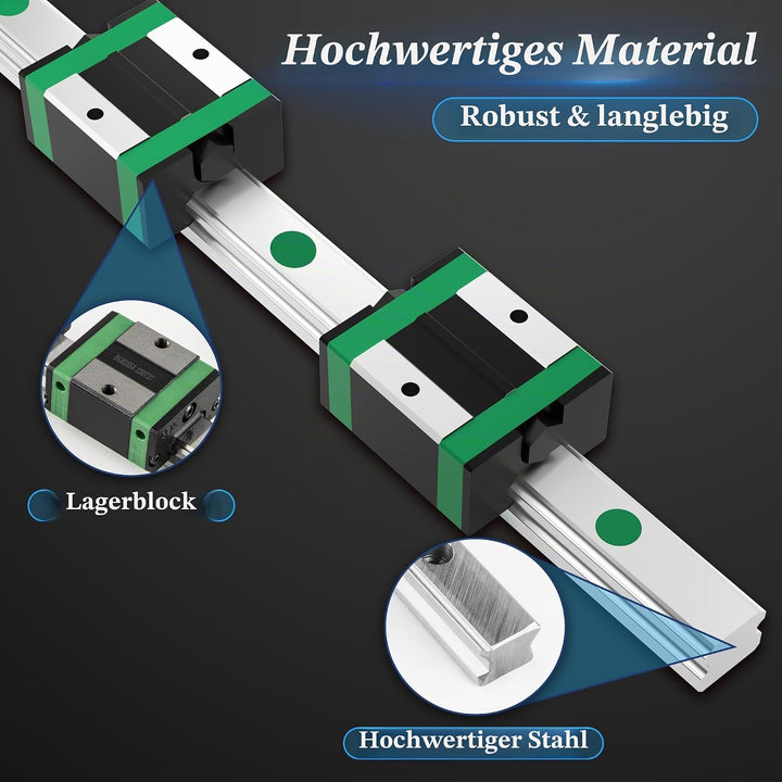 FoxAlien X & Y Achse Linearschienen Upgrade Kit für XE-PRO CNC Fräs/Fräsmaschine