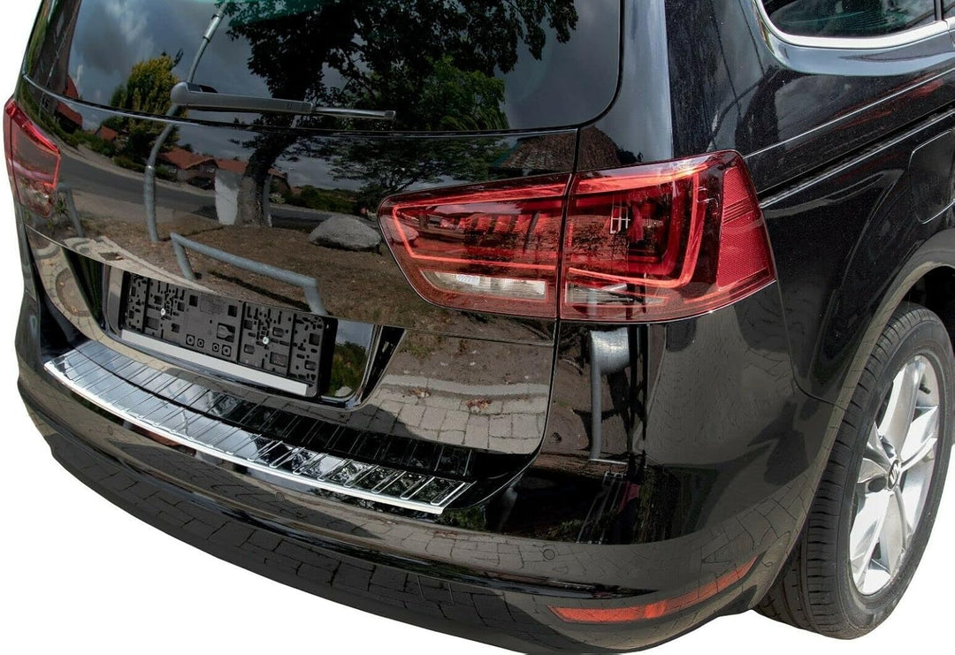 Ladekantenschutz Edelstahl CHROM kompatibel für VW SHARAN II, SEAT ALHAMBRA II ab 2010 | premium Qua