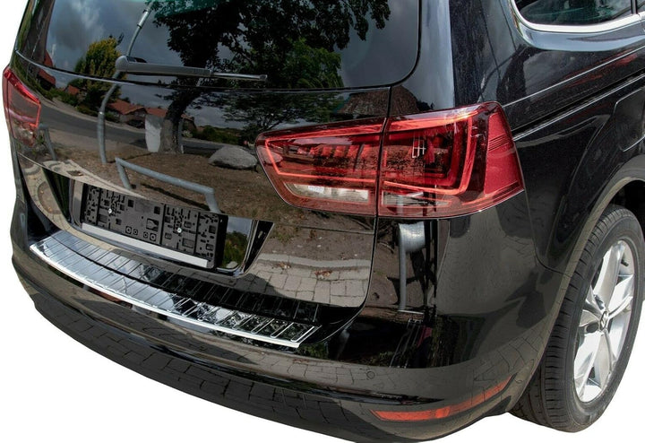 Ladekantenschutz Edelstahl CHROM kompatibel für VW SHARAN II, SEAT ALHAMBRA II ab 2010 | premium Qua