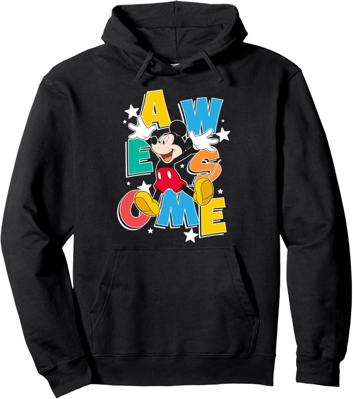 Disney Mickey And Friends Mickey Awesome Jump Portrait Pullover Hoodie