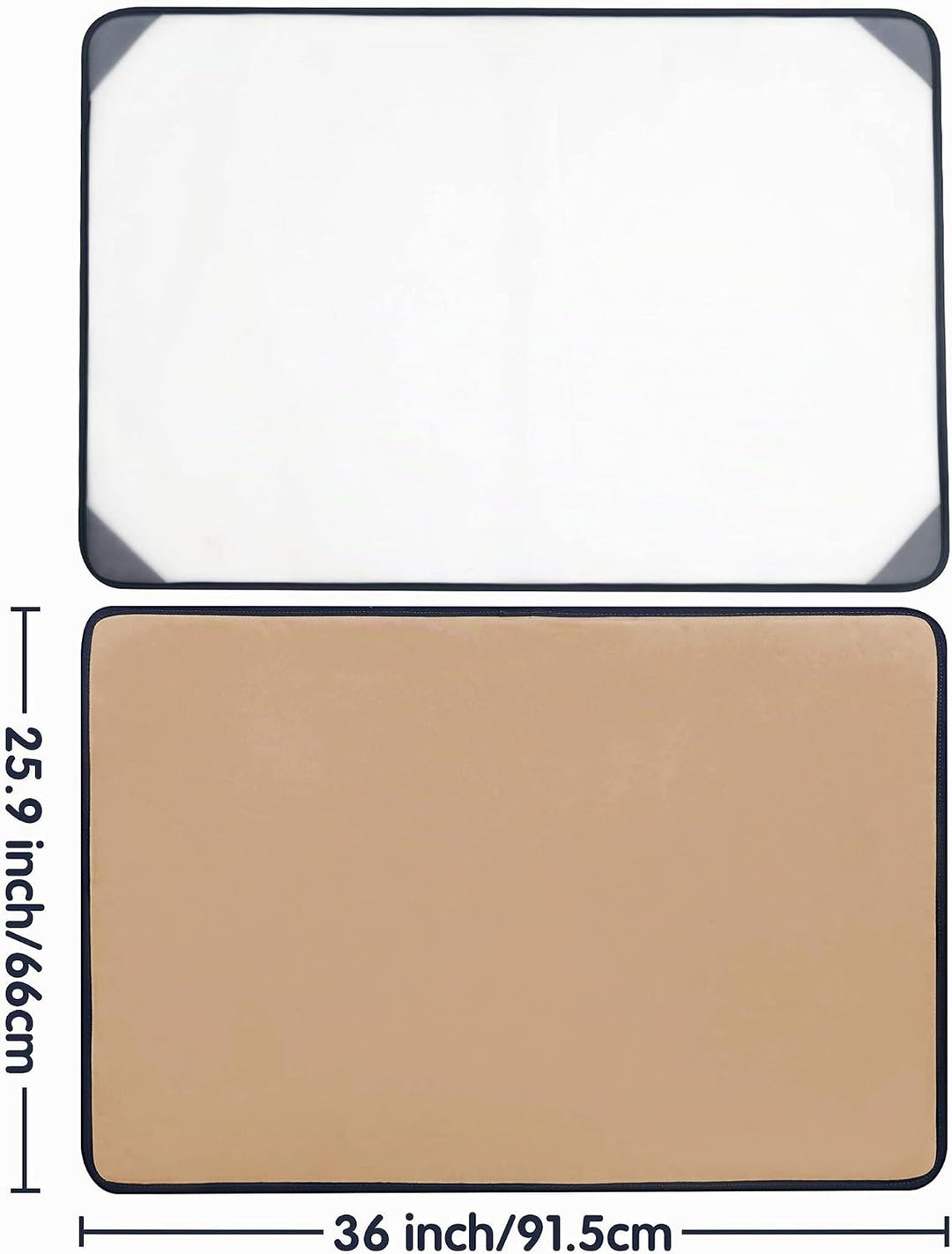 Tektalk Puzzle Board, tragbare Puzzlematte mit staubdichter Abdeckung zur Aufbewahrung von Puzzles,