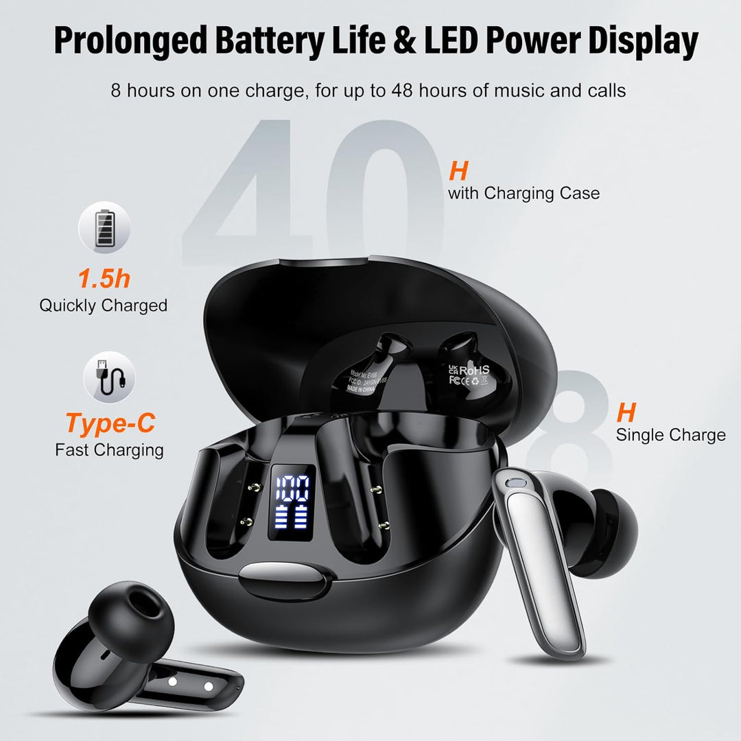 AI Kopfhörer Übersetzer, 3-in-1 Sprachübersetzer Kopfhörer 164 Sprachen mit App, 7 Übersetzungsmodi