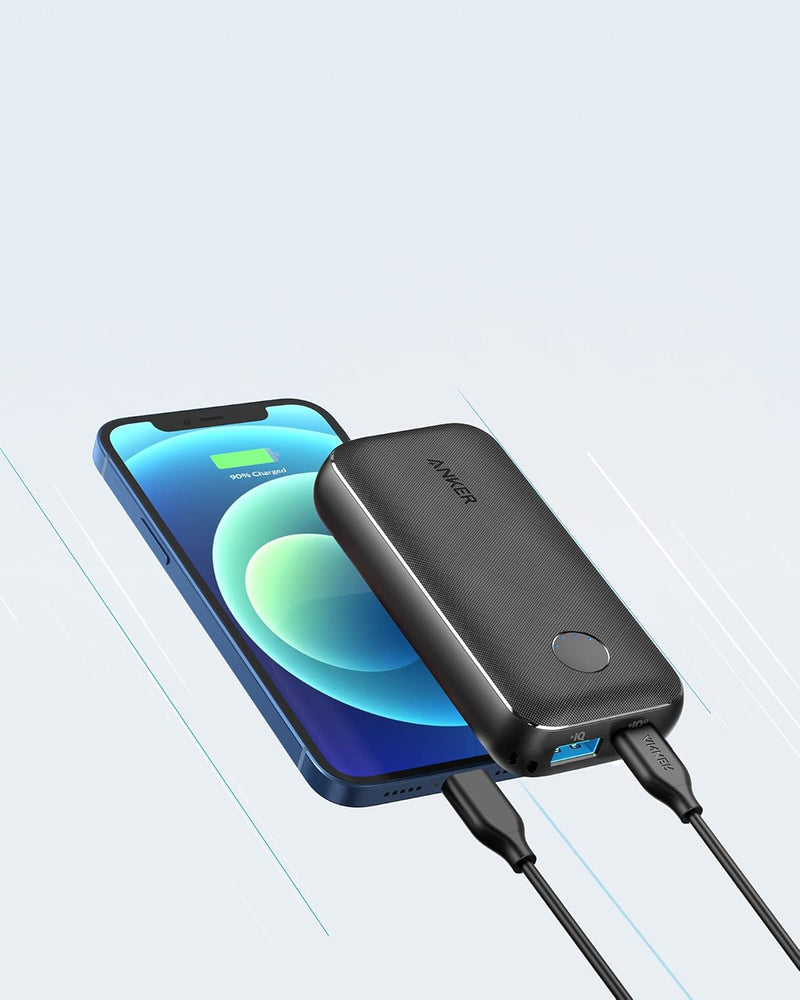 Anker PowerCore 10000 Redux, 10000mAh Powerbank USB-C Power Delivery (25W), externer Akku kompatibel