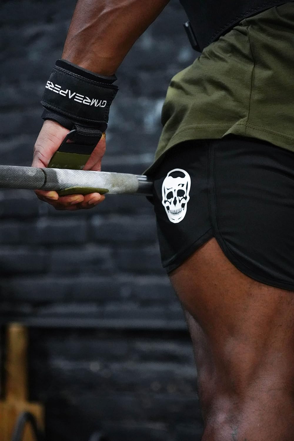 Gymreapers Weight Lifting Hooks (Pair), Heavy Duty Power Wrist Straps Hand Grip Support For Deadlift