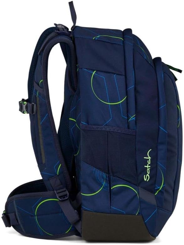 Satch Air Schulrucksack Set 3tlg. inkl. Schlamperbox und Sportbeutel Blue Tech, Blue Tech