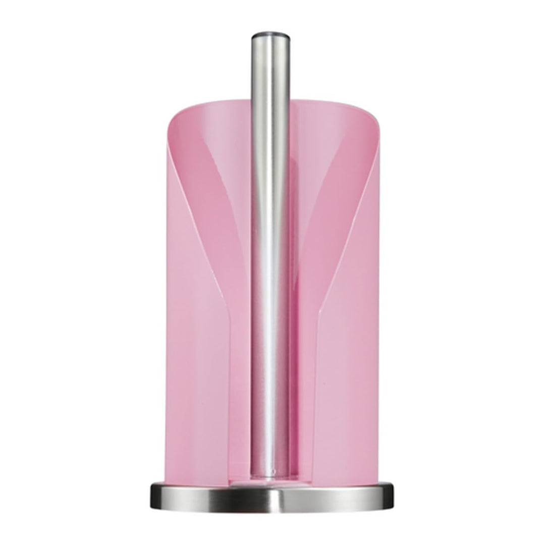 Wesco Papierrollenhalter in der Farbe pink aus Edelstahl und farbig lackiertem Stahlblech, standfest