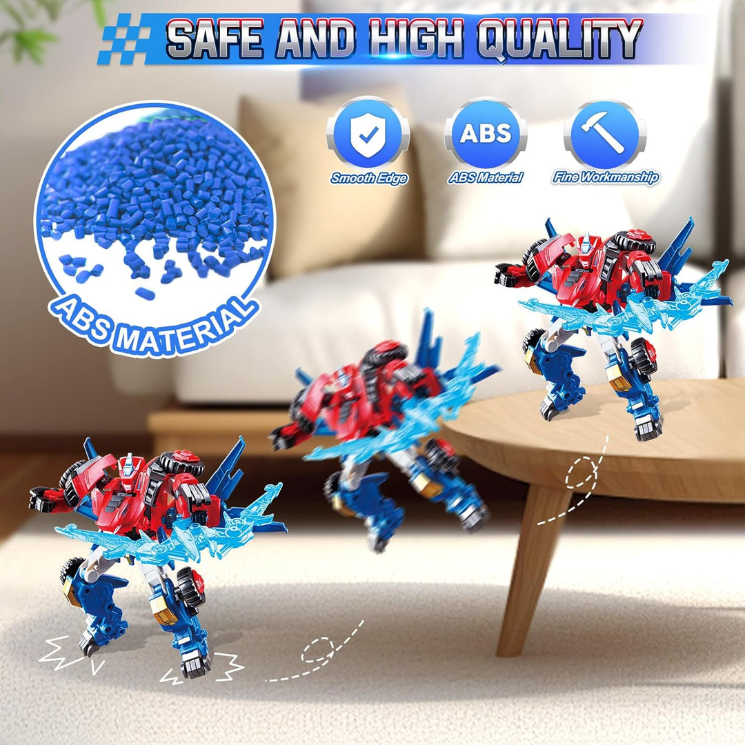 Verwandlungsroboter 2 in 1 Raptor Bolt Wing, 8,66 Zoll, Kinder Roboter Spielzeug, Chariot Transforma