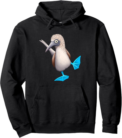 Lustiger tanzender Vogel Blaufusstölpel Blautölpel Pullover Hoodie
