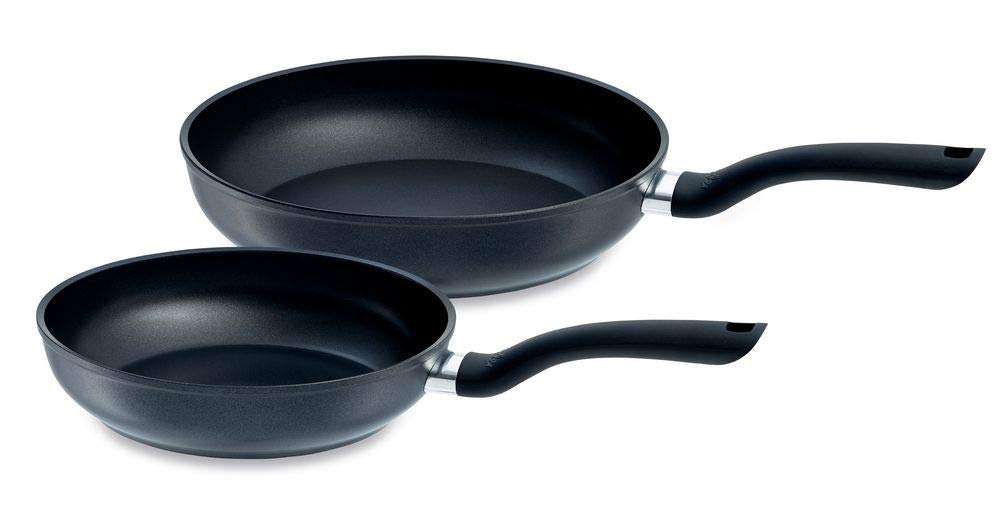 Fissler Cenit / Pfannenset 2-teilig (Ø 24 cm, Ø 28 cm) beschichtete Aluminium-Pfannen, Antihaft-Pfan