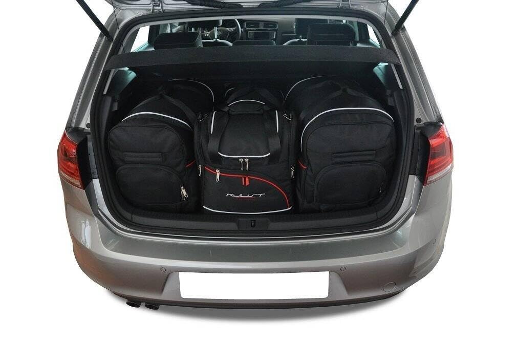 KJUST Kofferraumtaschen 4 STK kompatibel mit VW Golf SPORTSVAN VII 2013-2020