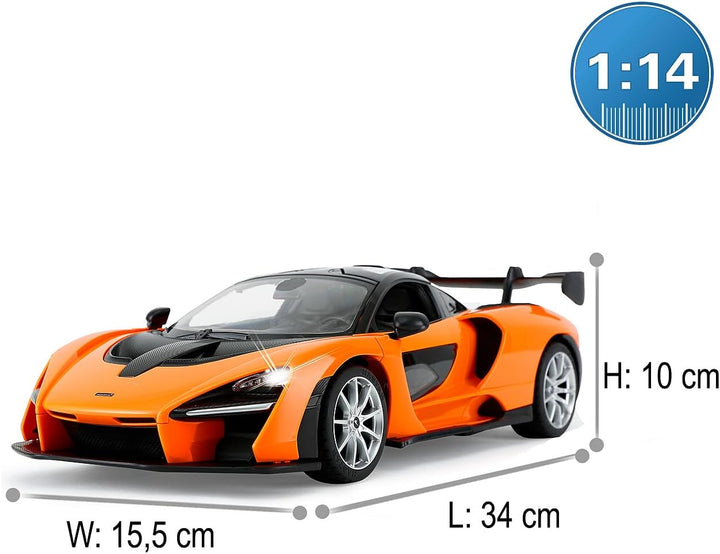 JAMARA 403119 - McLaren Senna 2,4 GHz 1:14 - RC Auto, offiziell lizenziert, bis 1 Std Fahrzeit, ca.