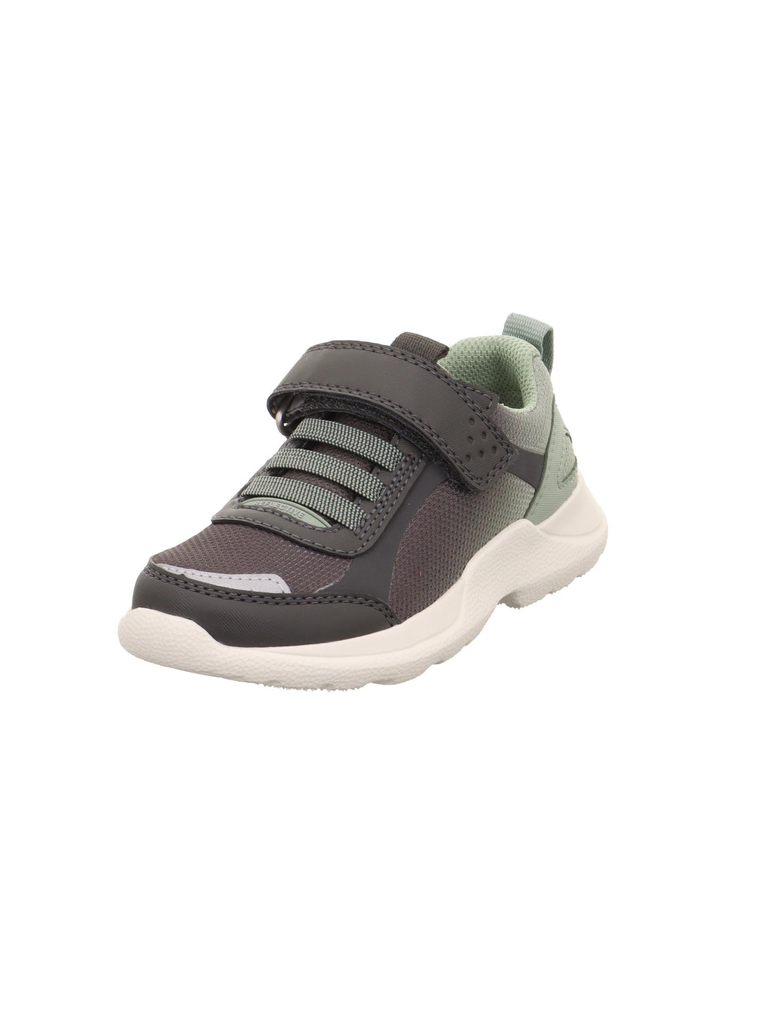 Superfit Mädchen RushSneaker 30 EU Grau Hellgrün 2000, 30 EU Grau Hellgrün 2000