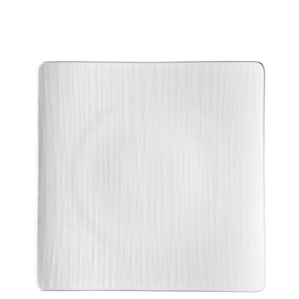 Rosenthal Mesh Weiss Teller 31 cm quadr. flach