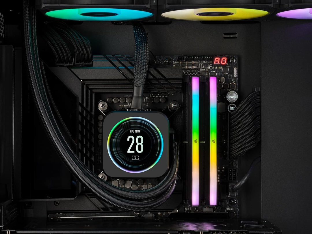 CORSAIR Vengeance RGB DDR5 RAM 32GB (2x16GB) 7000MHz CL34 Intel XMP 3.0 Desktop-Arbeitsspeicher – Sc