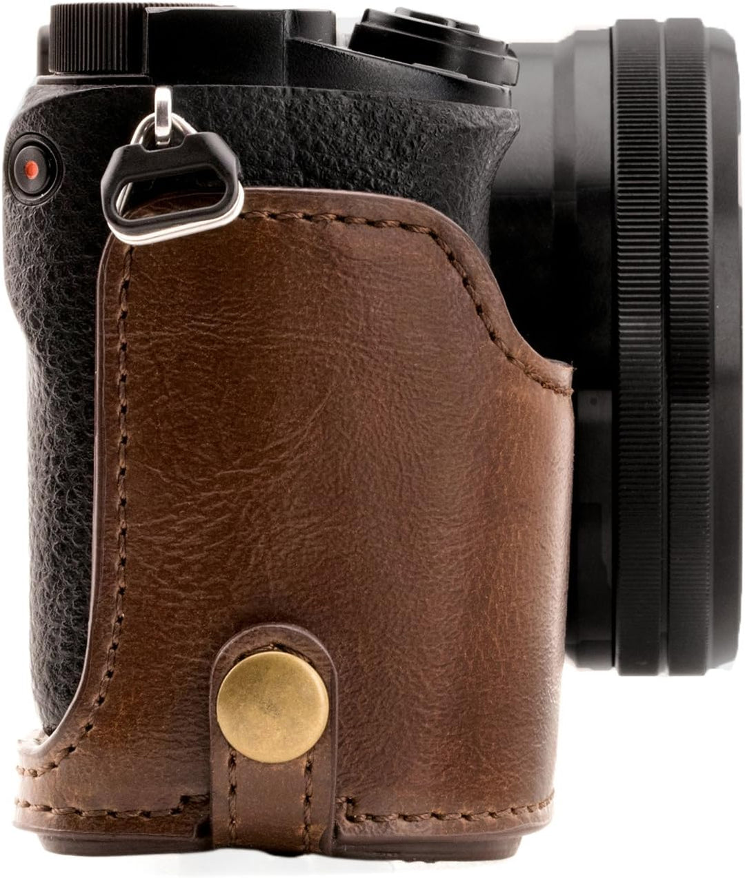 MegaGear "Immer bereit" Sony Leder Kameratasche - Stativ und peripheren Freundlich Zubehör - Kompati