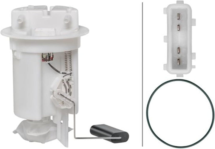 HELLA 8TF 358 106-251 Kraftstoff-Fördereinheit - elektrisch - 4-polig - mit Dichtung/mit Tankgeber