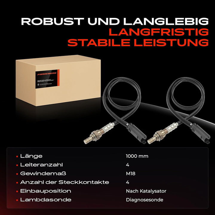 2x Lambdasonde Diagnosesonde für 3er E46 325i 330i 5er E60 525i 530i X3 E83 3.0i xDrive 2001-2006 11