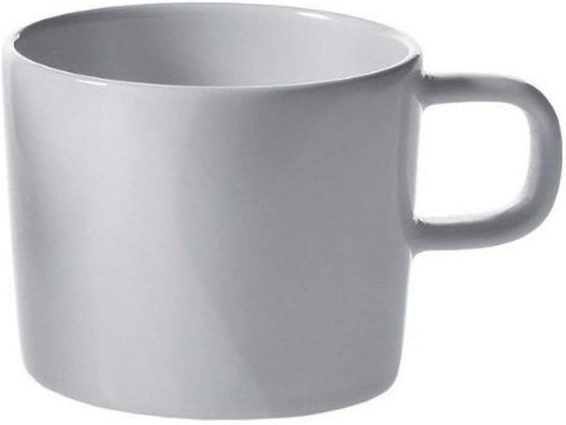 Alessi "Platebowlcup", 4 Stück Mokka-Obertasse, Weiss Mokka-Tasse, Mokka-Tasse