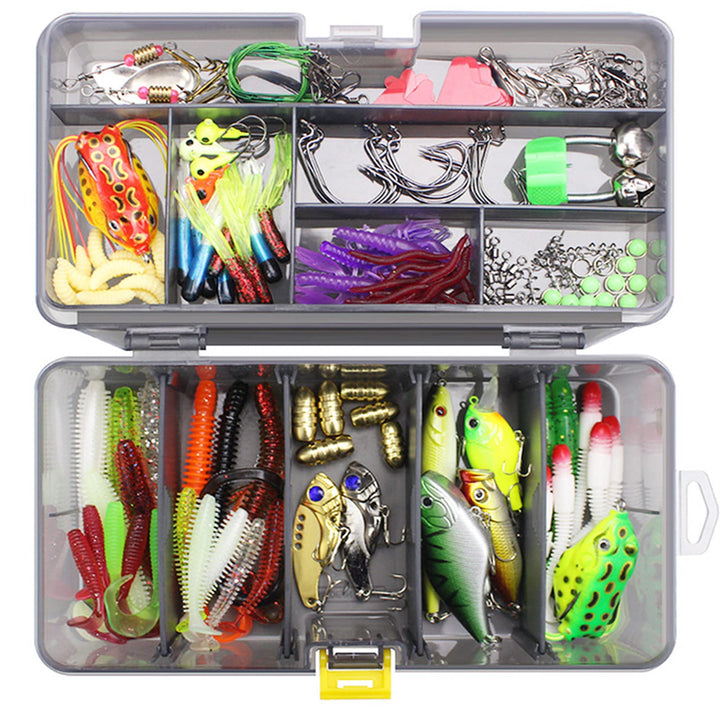 Fischköder Kunstköder Set, Angelköder Meer Wobbler Gummifisch Minnow Crankbait Barsch Forelle Hecht